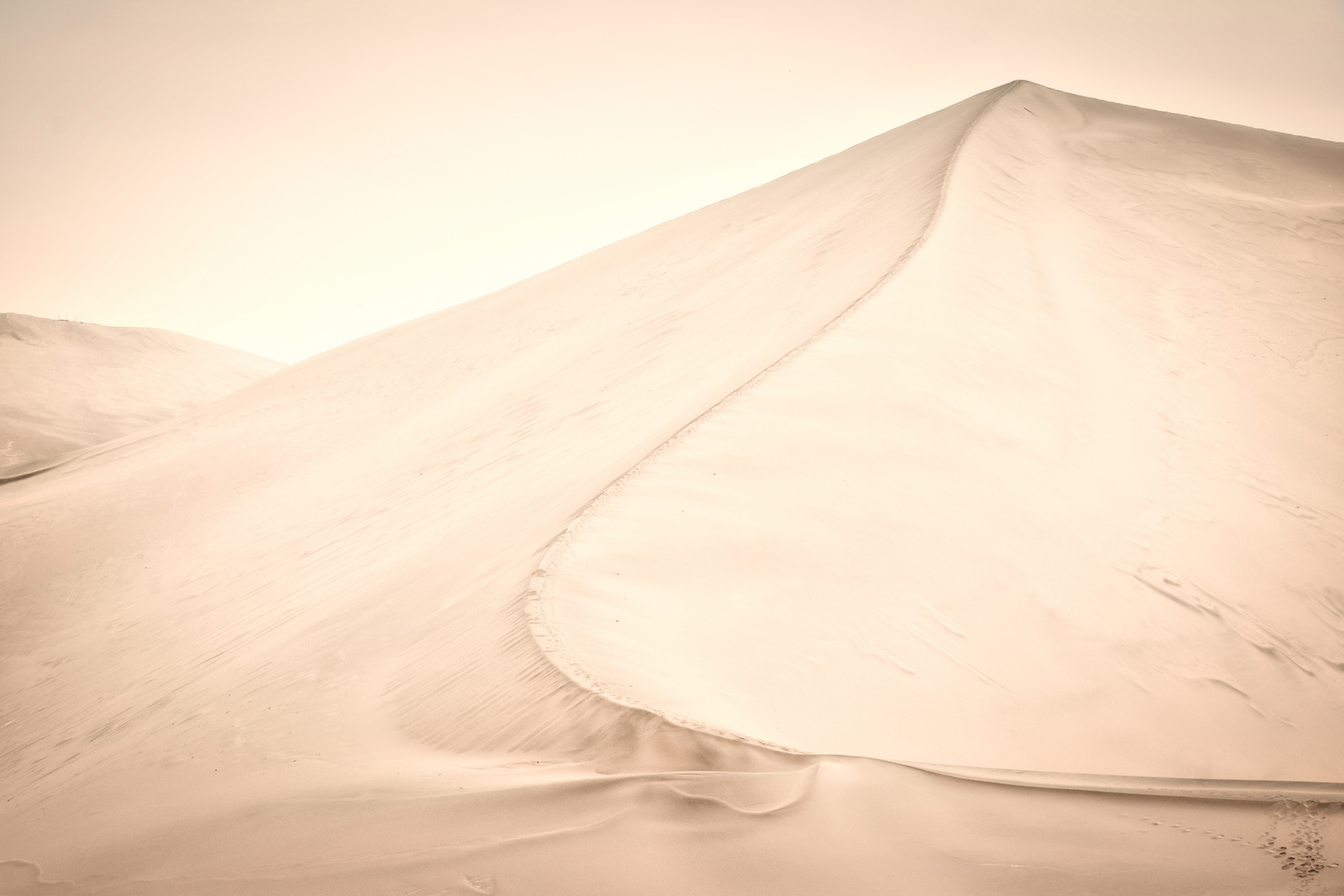 Dünenlandschaft in Beige... China Gansu