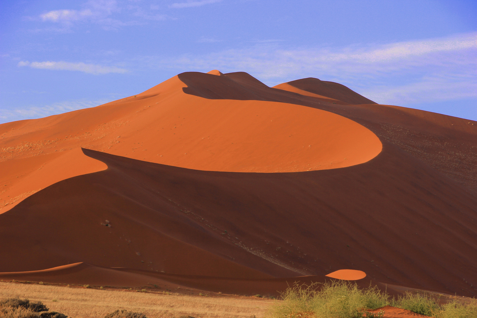 dünenlandschaft in namibias wüste