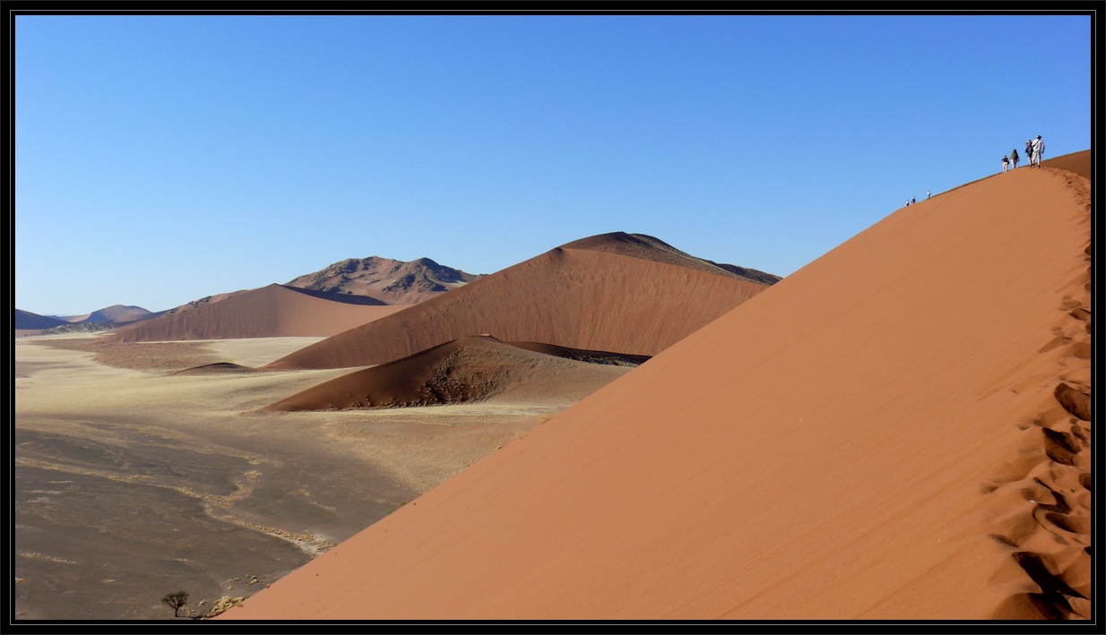 Dünenmeer in der namibischen Wüste nähe Sossusvlei