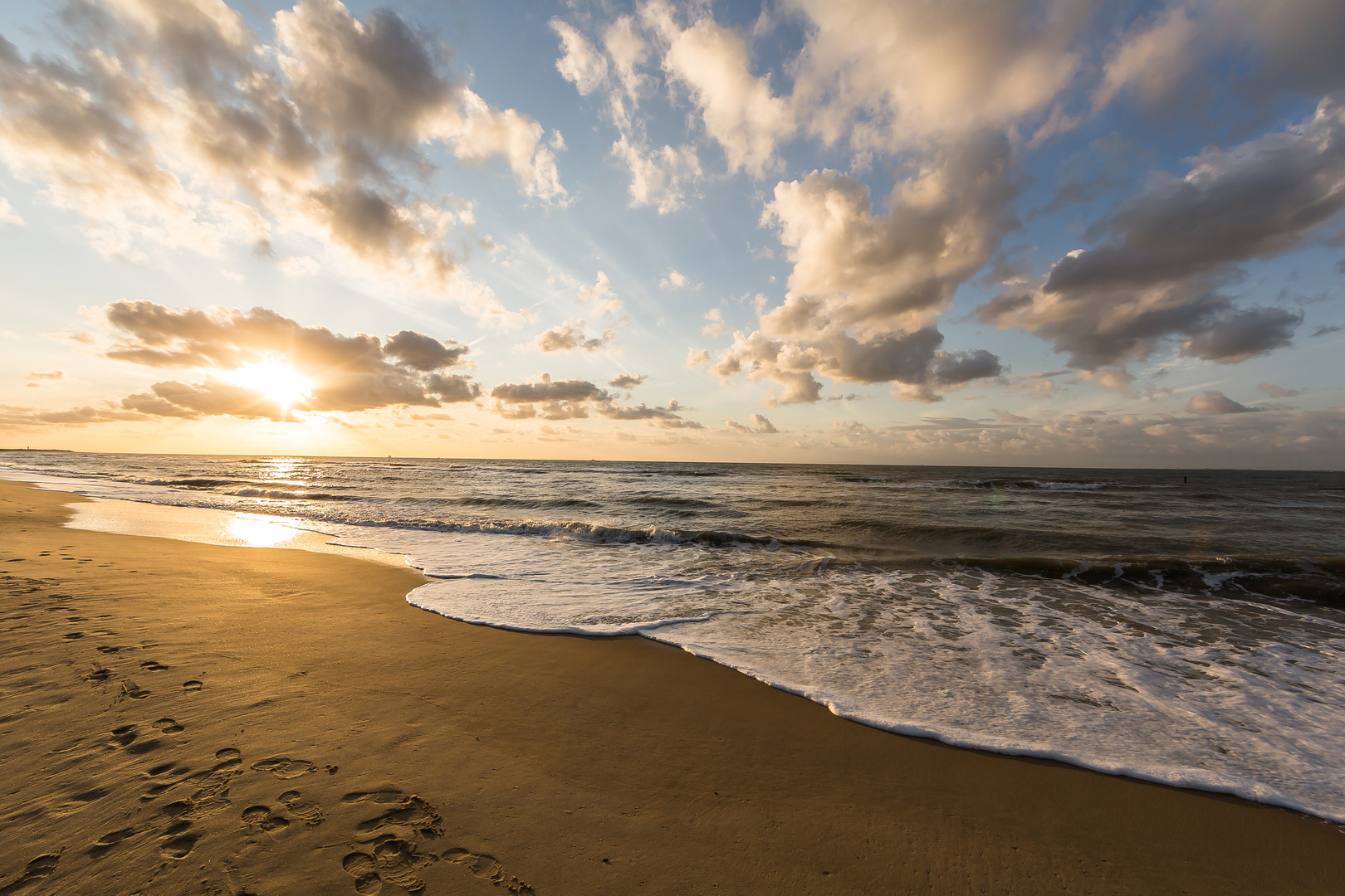 Dünenstrand in Groede Niederlande