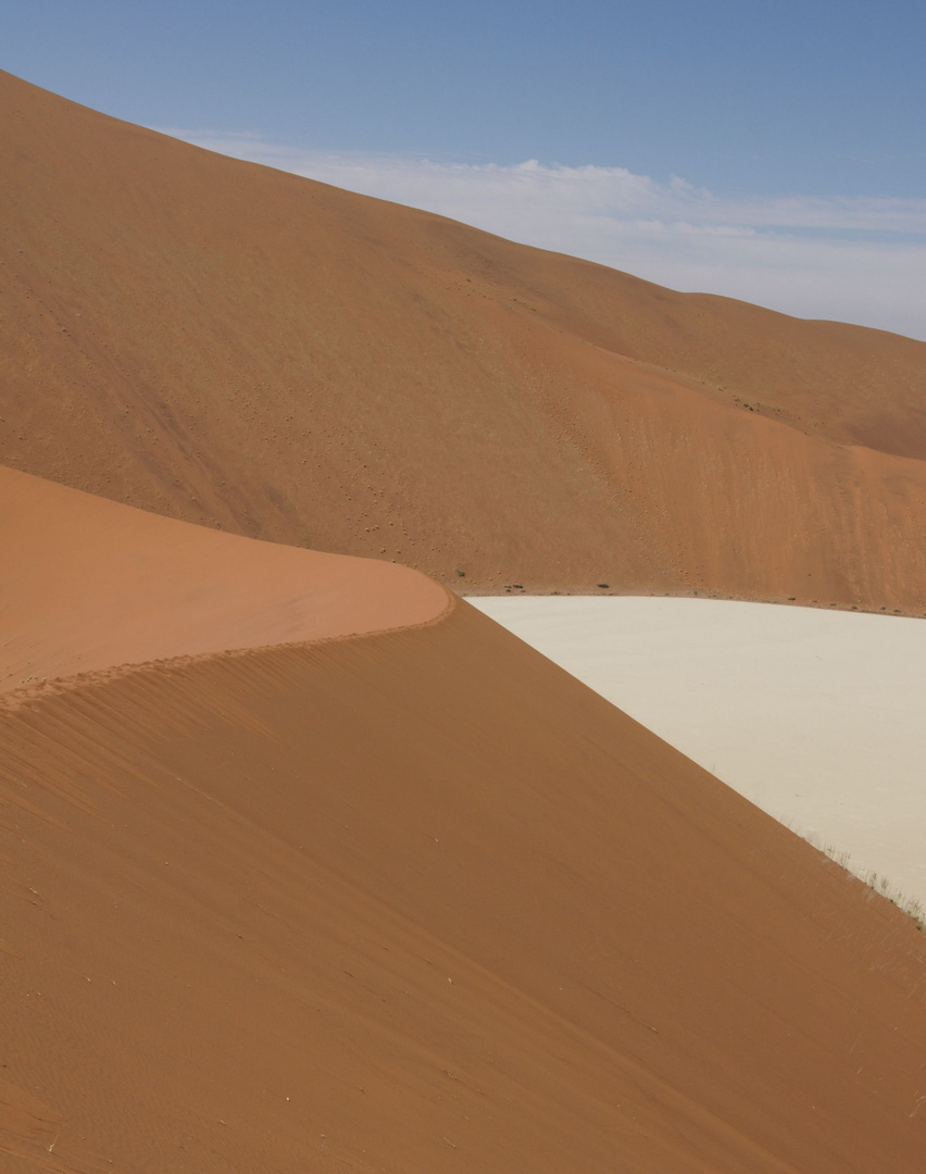 Dünenwanderung,Dead Vlei,Namibia 2011