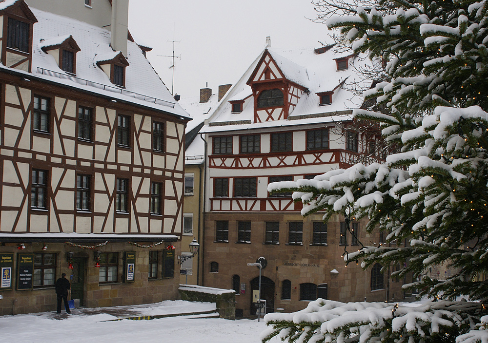 Dürerhaus im Schnee