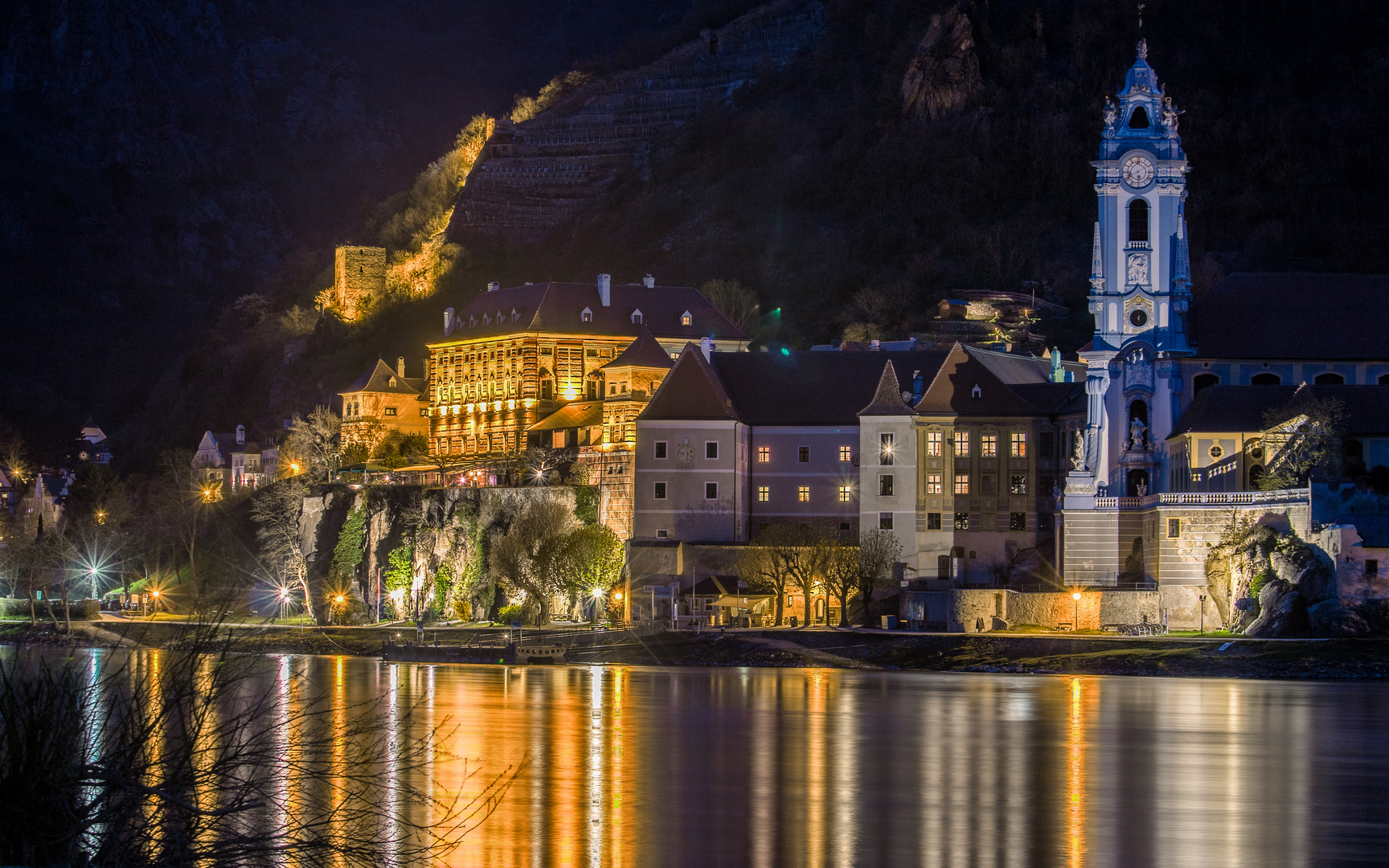 Dürnstein bei Nacht