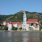 Dürnstein vom Schiff aus betrachtet