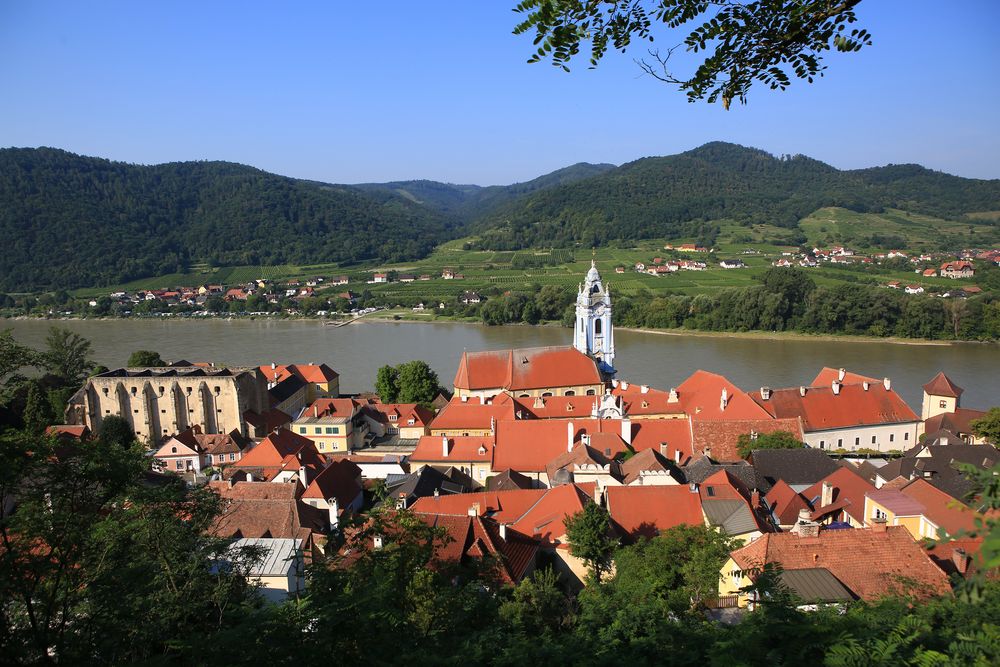 Dürnstein von (Halb) oben