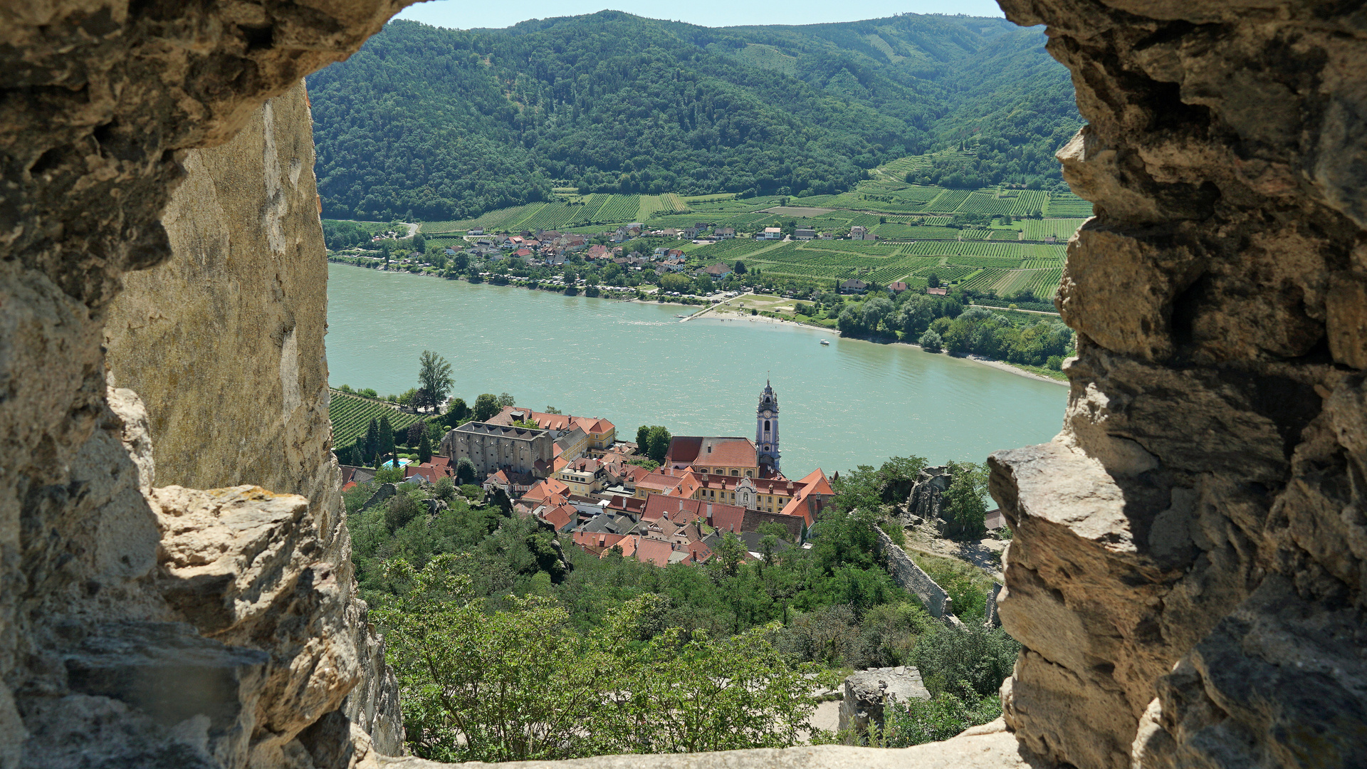 Dürnstein von oben