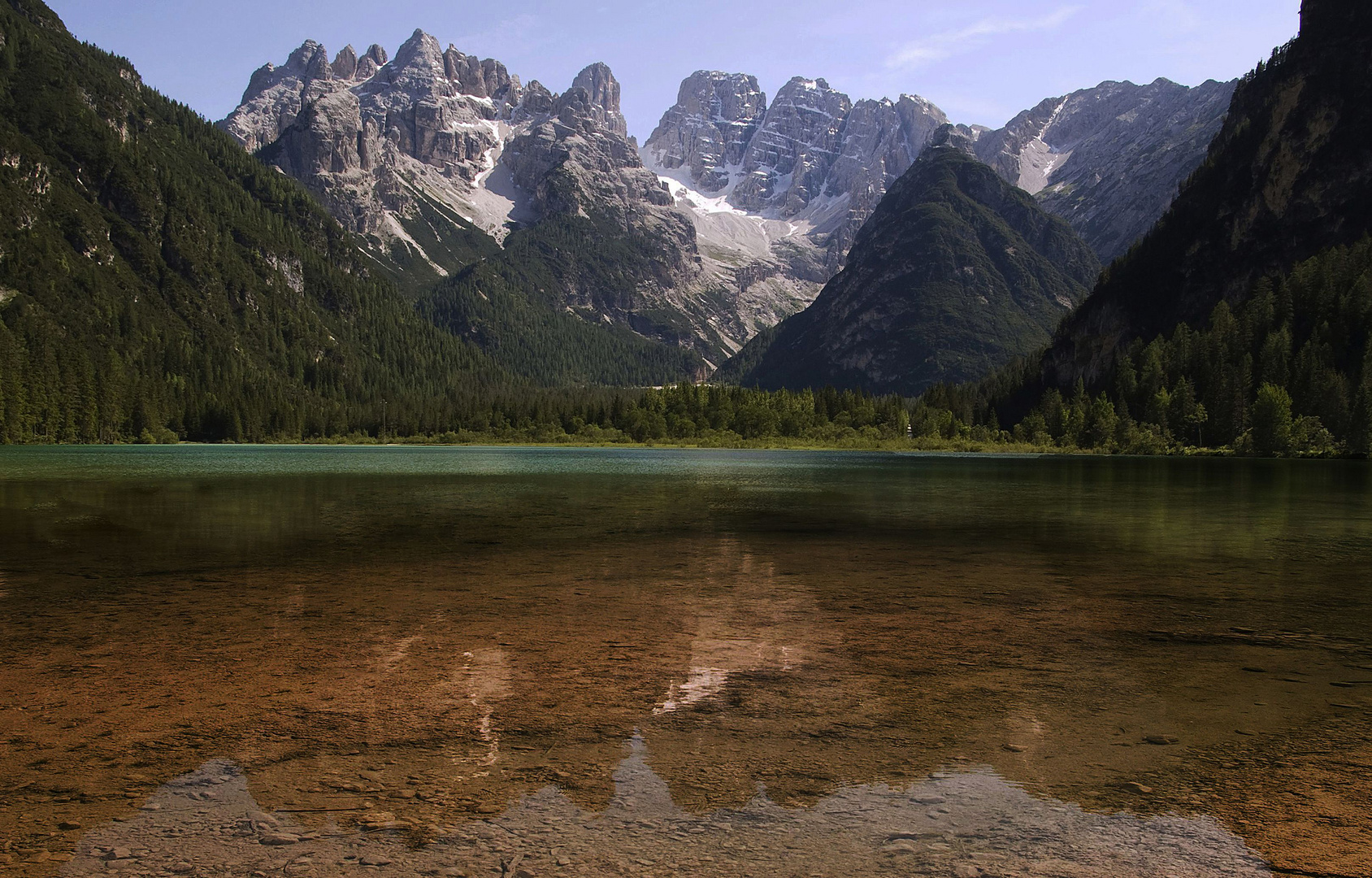 Dürrensee mit Mt. Cristallo