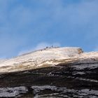 Dürrenstein mit Bergsteiger unterwegs....