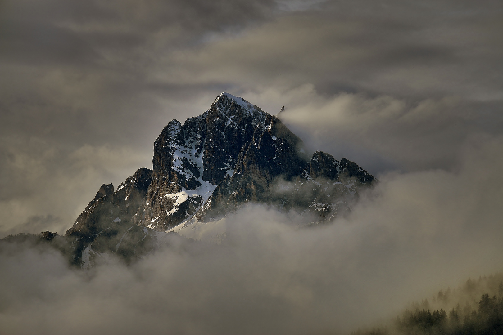 Dürrenstein nach dem Gewitter