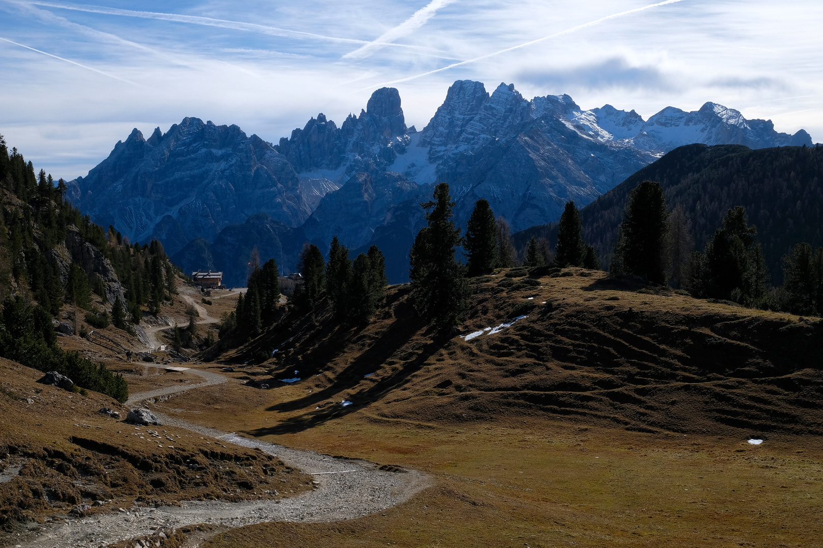 Dürrensteinhütte mit Cristallomassiv