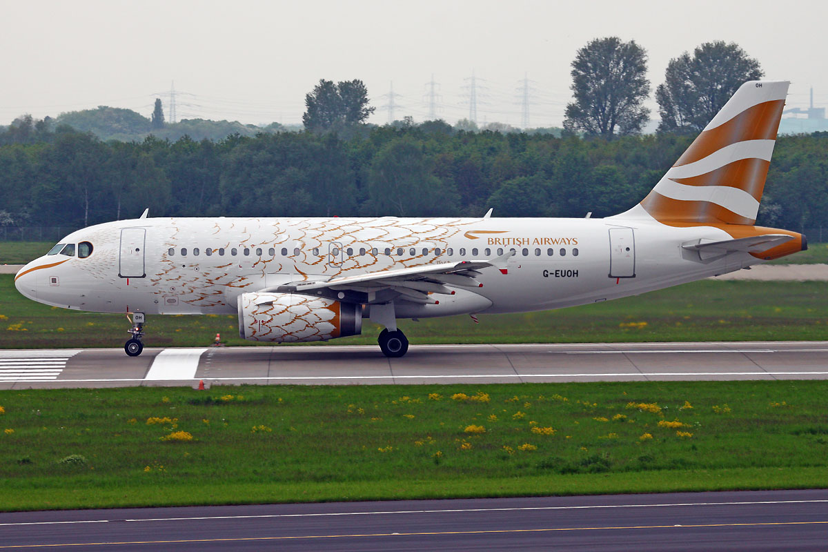 Düsseldorf 07.05.2012 British Airways Olympic Dove 2012 Logojet