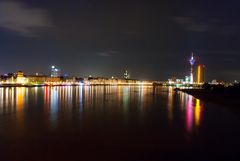 Düsseldorf Altstadt bei Nacht