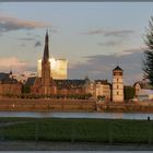 Düsseldorf - Altstadt -  bei Sonnenuntergang