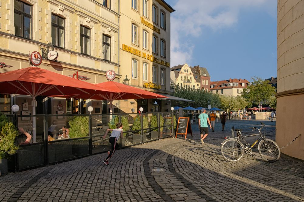 Düsseldorf  am Nachmittag - Altstadt Flair .-