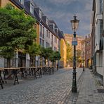 Düsseldorf  am Nachmittag - Altstadt Rand   -  "Eiskellerbereich