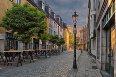 Düsseldorf  am Nachmittag - Altstadt Rand   -  "Eiskellerbereich