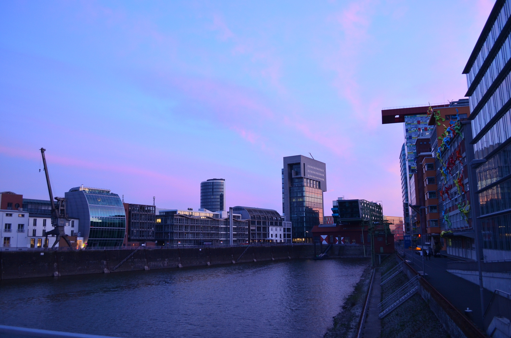 Düsseldorf at Dusk