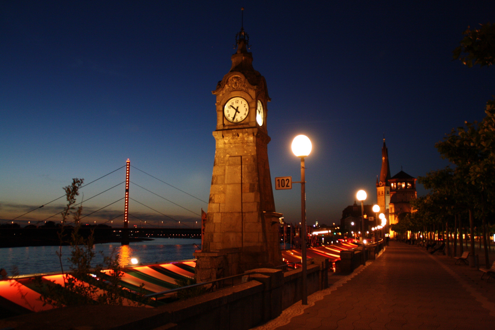 Düsseldorf at Night