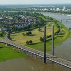 Düsseldorf aus der Vogelperspektive