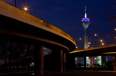 Düsseldorf bei Nacht