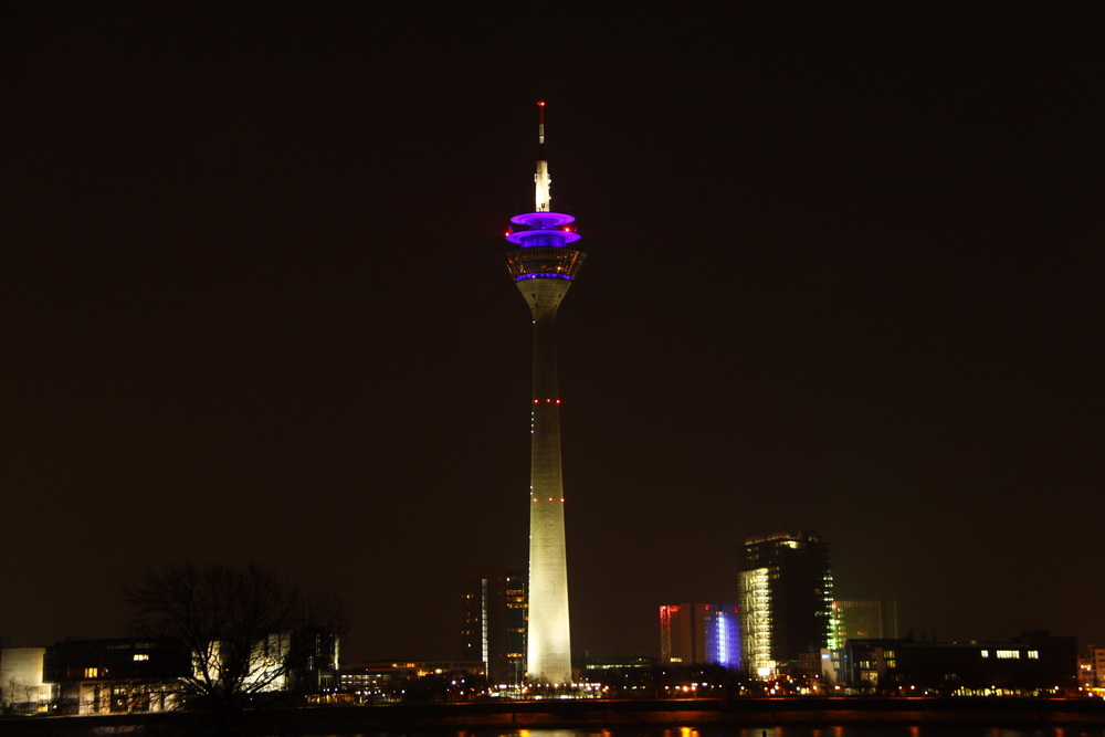 Düsseldorf bei Nacht