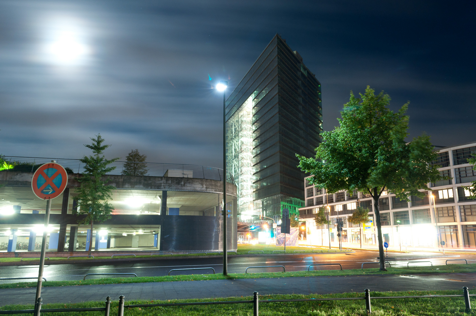 Düsseldorf bei Nacht