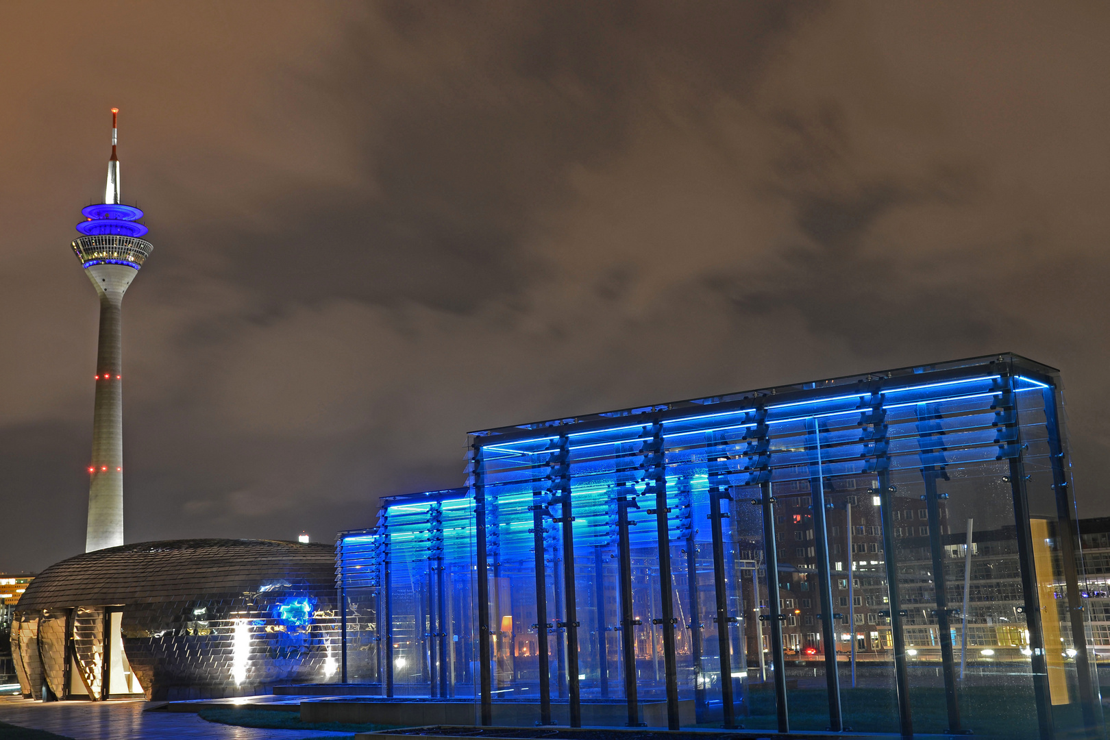 Düsseldorf bei Nacht!