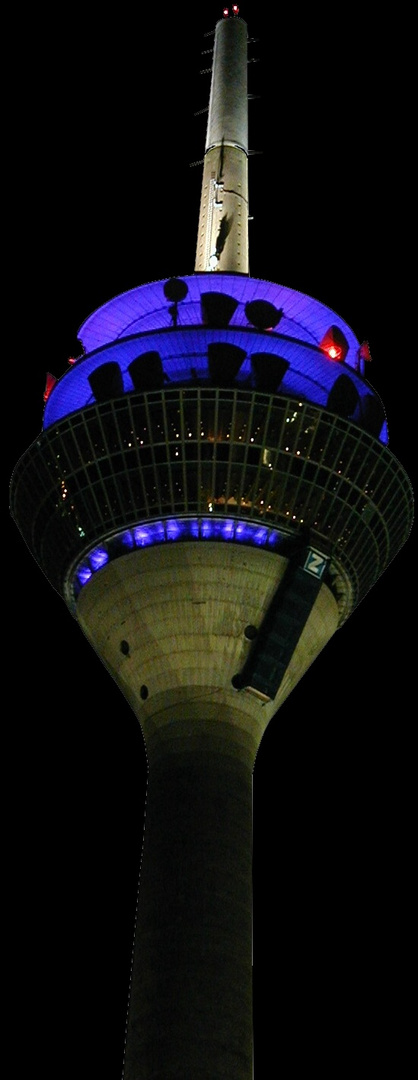 Düsseldorf bei Nacht (Fernmeldeturm)