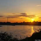 Düsseldorf-Benrath Sonnenuntergang