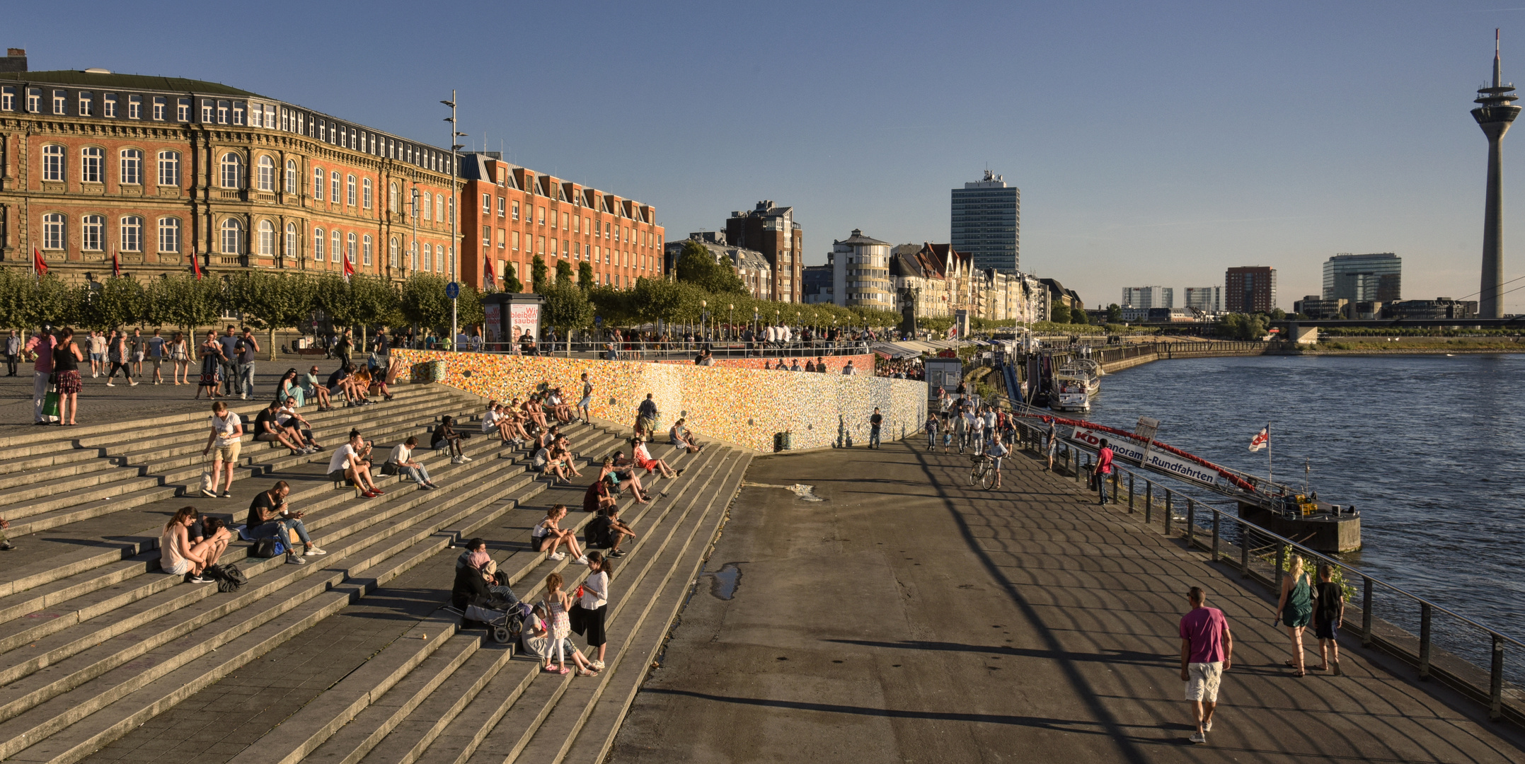  Düsseldorf  damals bei 35 Grad