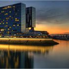 Düsseldorf - Der MedienHafen -Sommer Nacht