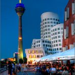 Düsseldorf - Der MedienHafenv - Sommernacht**