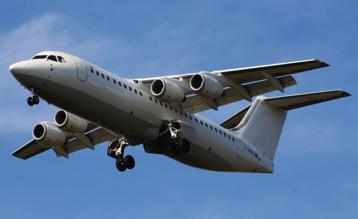 Düsseldorf Flughafen (DUS) WDL Aviation British Aerospace BAe 146-300 D-AWBA