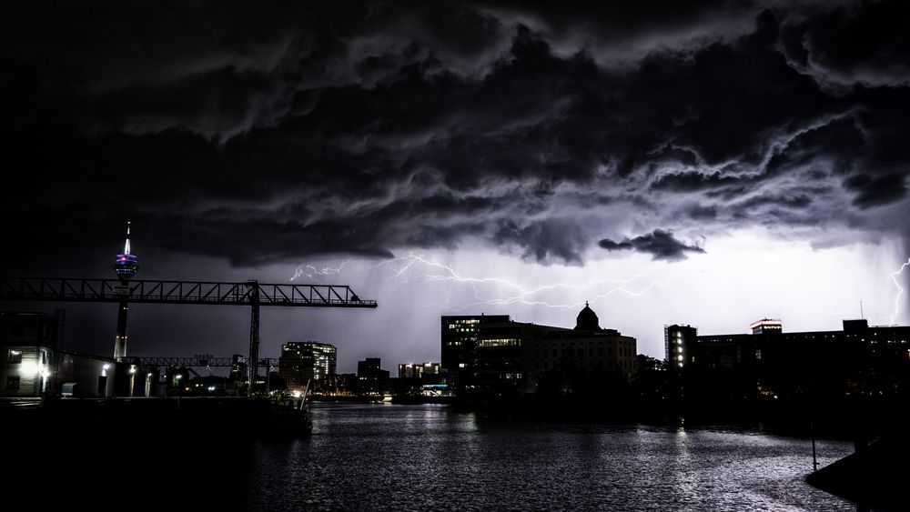 Düsseldorf Gewitter Juni 16