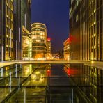 Düsseldorf, Hotel Hyatt zur späten blauen Stunde