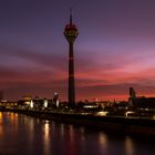 Düsseldorf im Sonnenaufgang