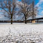 Düsseldorf im Winter 