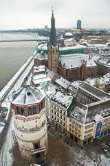 Düsseldorf im Winter