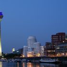 Düsseldorf in der blauen Stunde