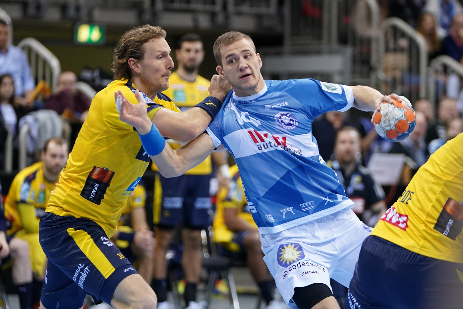 Duesseldorf, ISS Dome , 1. Handball Bundesliga, BHC vs. Rhein Neckar Löwen, 26.12.2019.