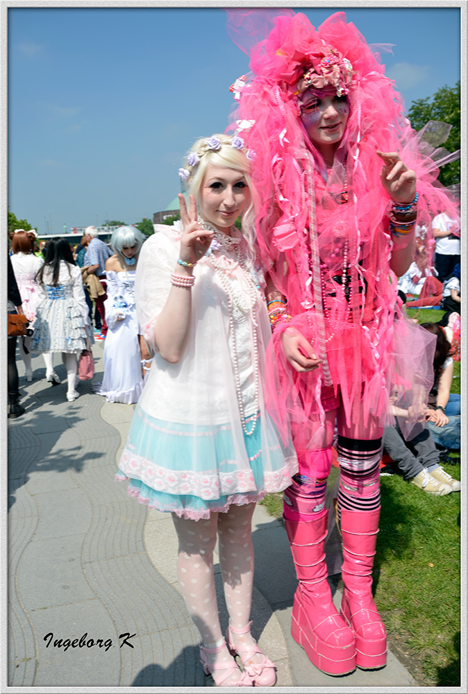 Düsseldorf - Japan-Fest 2014 - ein ungleiches Paar