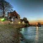 Düsseldorf Kaiserswerth Rheinpromenade