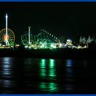 Düsseldorf - Kirmes - gesehen vom Altstadtufer 1