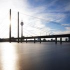Düsseldorf - Kniebrücke im Gegenlicht 2012