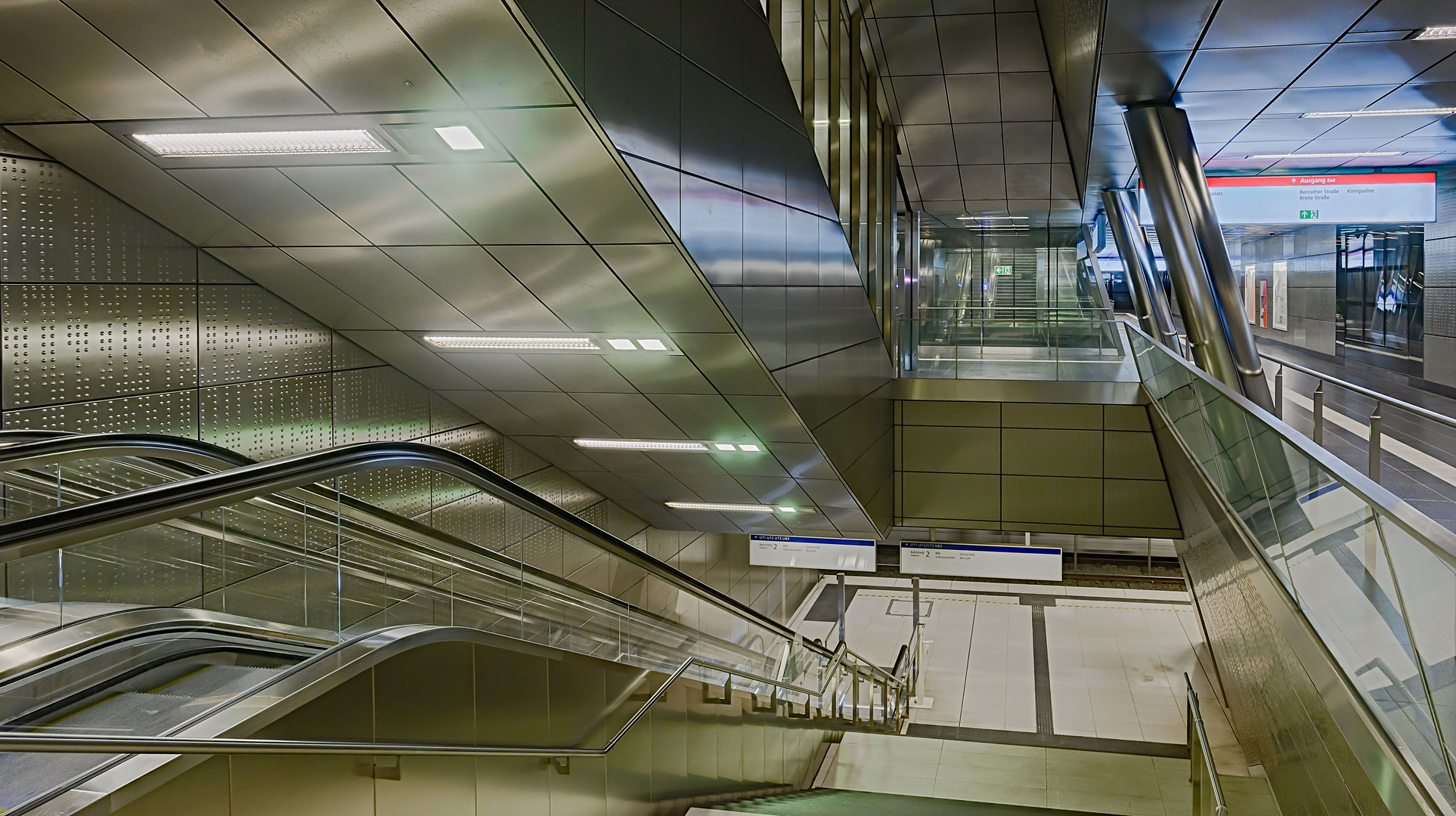 Düsseldorf, Linie U71, Station 'Benrather Straße'