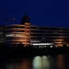 Düsseldorf Medienhafen bei Nacht