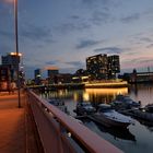 Düsseldorf- Medienhafen bei Nacht