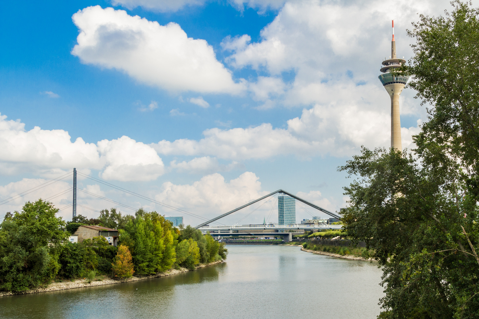 Düsseldorf Medienhafen Brücken