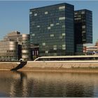 Düsseldorf Medienhafen frühmorgens