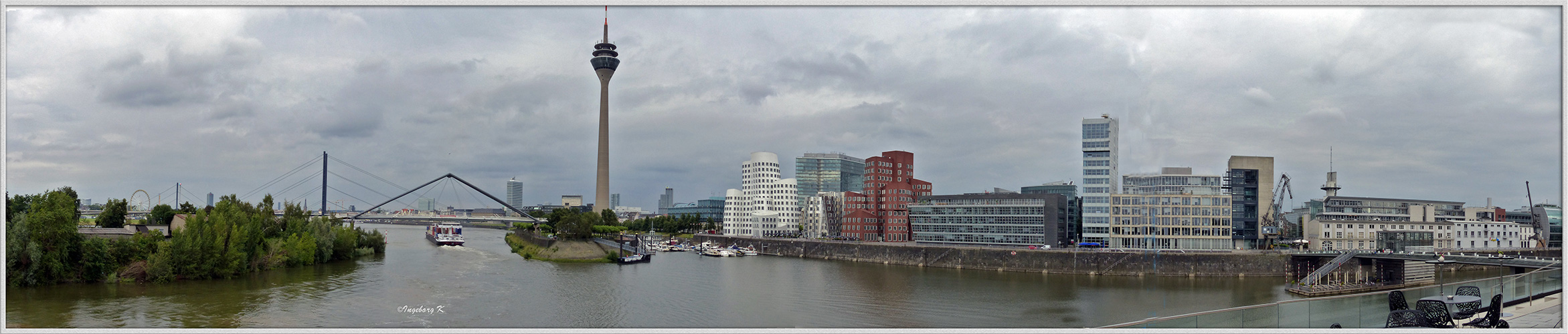 Düsseldorf - Medienhafen - Panorama
